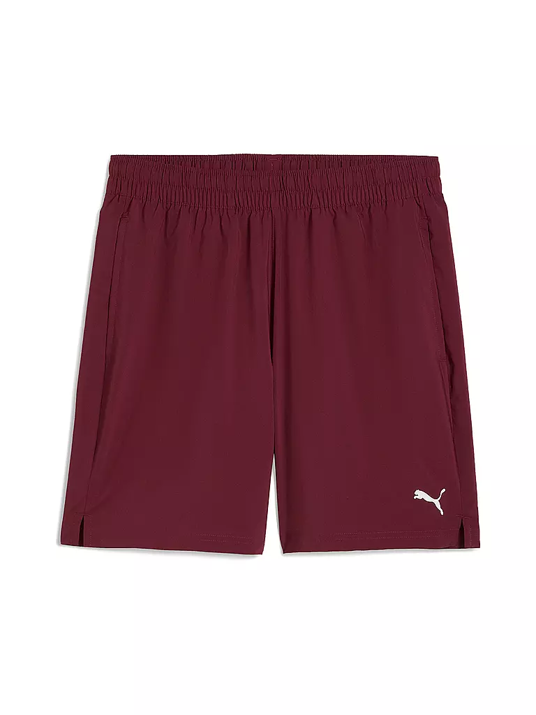 PUMA | Pantalón corto de fitness para hombre Essential Woven de 7 pulgadas | Rojo oscuro
