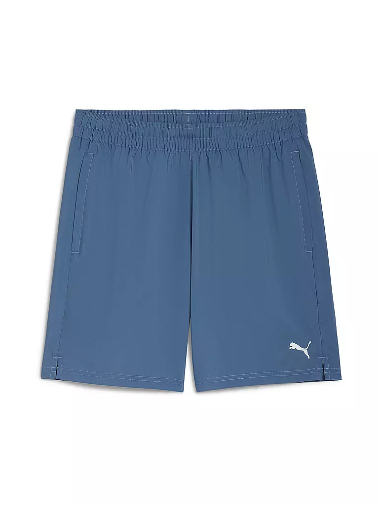 PUMA | Pantalón corto de fitness para hombre TAD FOUNDATIONS 7 WOVEN | Azul claro
