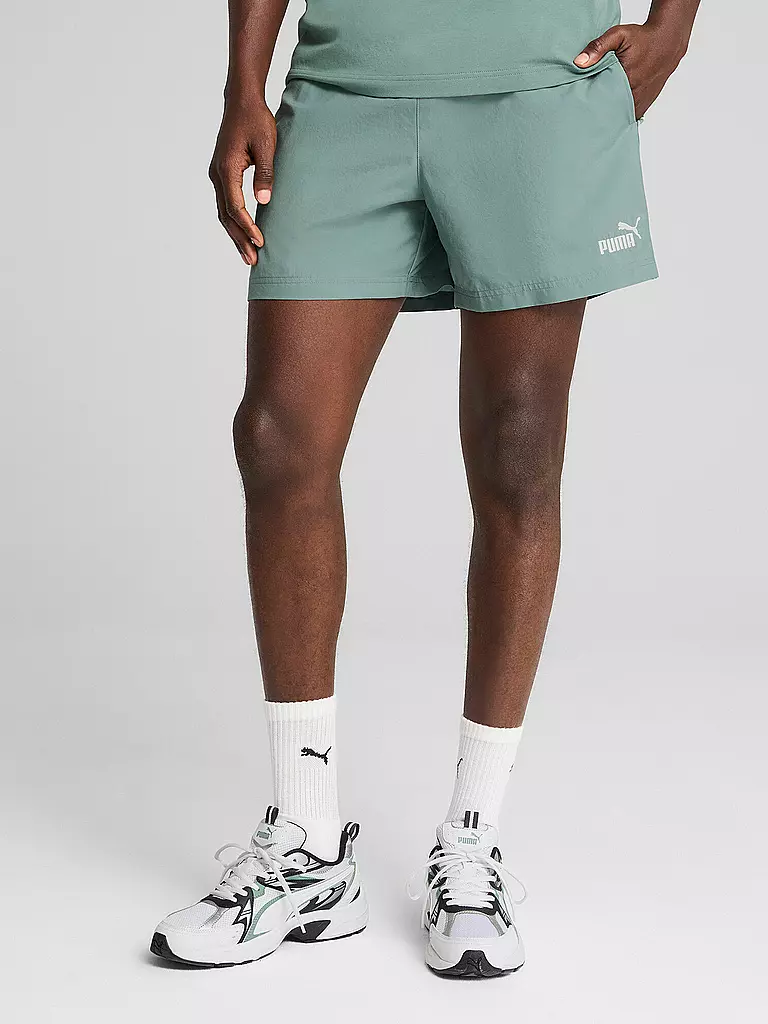 PUMA | Pantalón corto de fitness para hombre Tape Woven de 5 pulgadas |