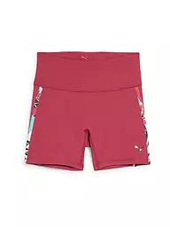 PUMA | Pantalón corto de fitness tropical de 5" para mujer | Rojo