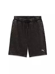PUMA | Pantalón corto de hombre ESS ELEVATED Relaxed Wash | Negro