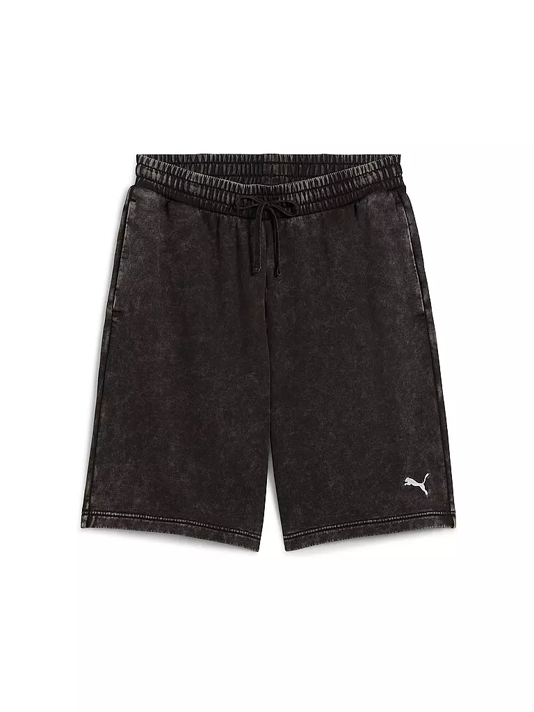 PUMA | Pantalón corto de hombre ESS ELEVATED Relaxed Wash | Negro