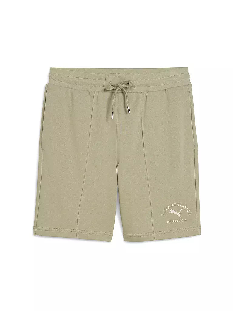 PUMA | Pantalón corto para hombre CLASS 8 Pintuck | Verde claro