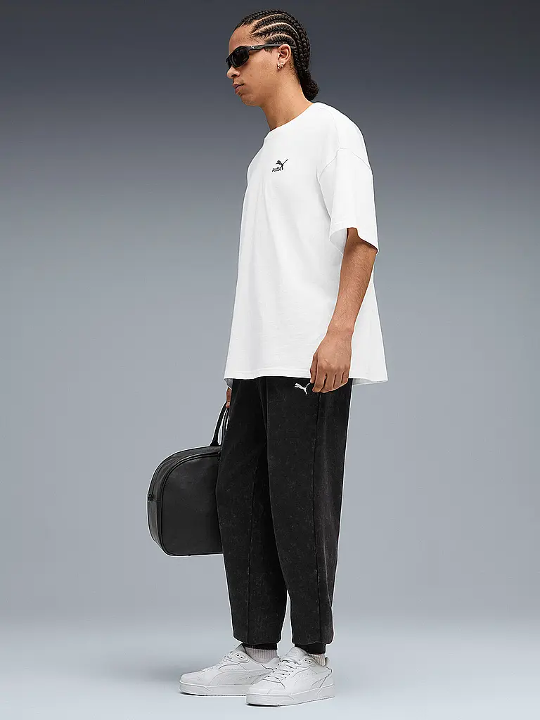 PUMA | Pantalón de chándal para hombre ESS ELEVATED Relaxed Wash | Negro