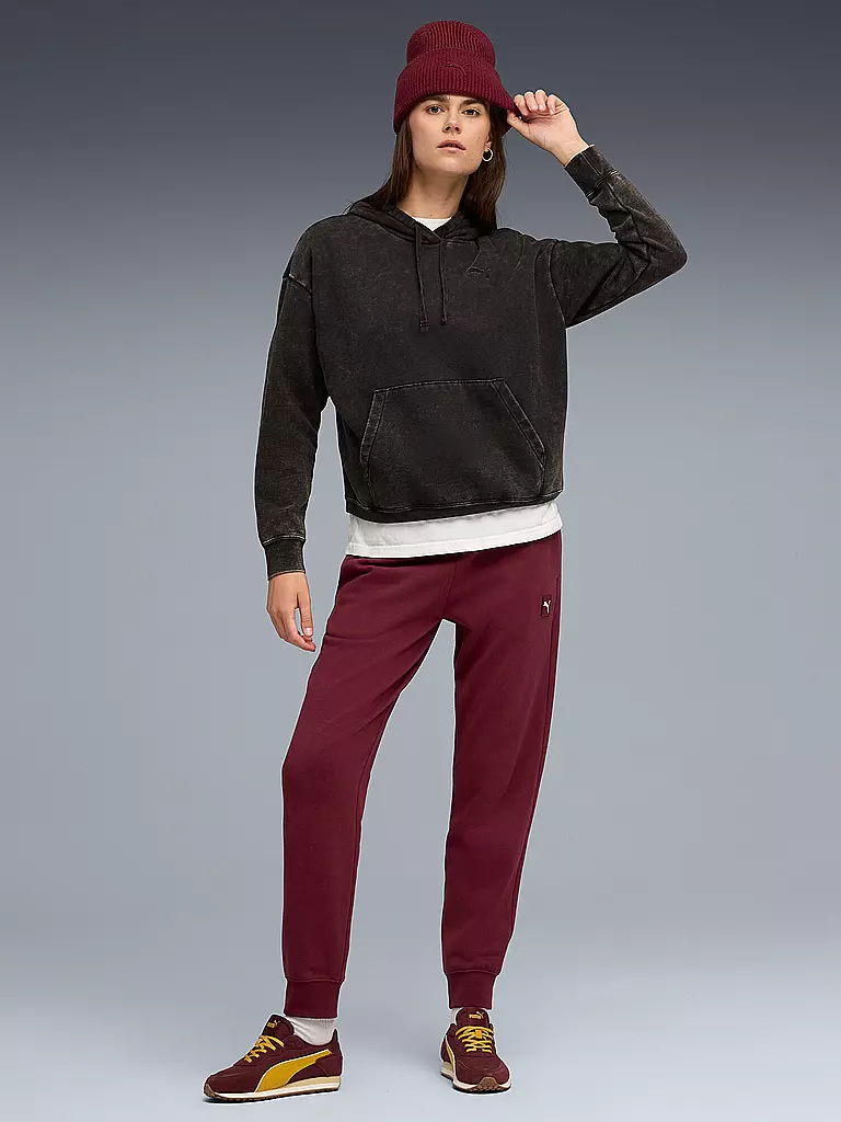 PUMA | Pantalón de chándal para mujer ESS ELEVATED | Rojo oscuro
