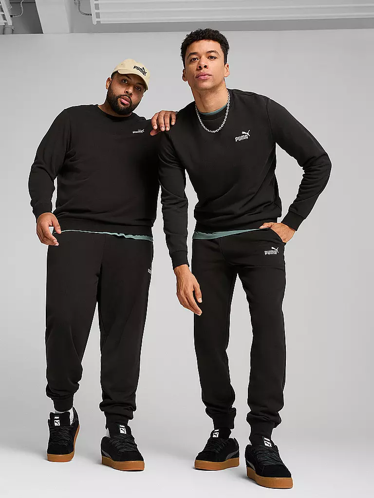PUMA | Pantalones de chándal con logo para hombre | Negro