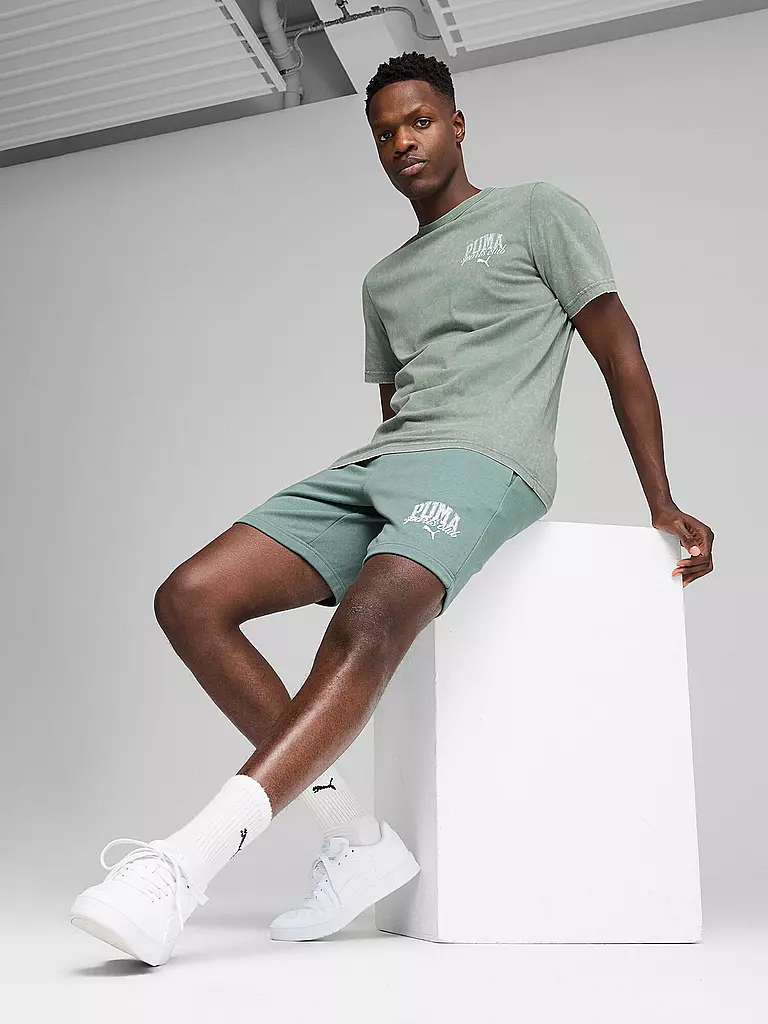PUMA | Short Class de 8 pulgadas para hombre | Verde claro