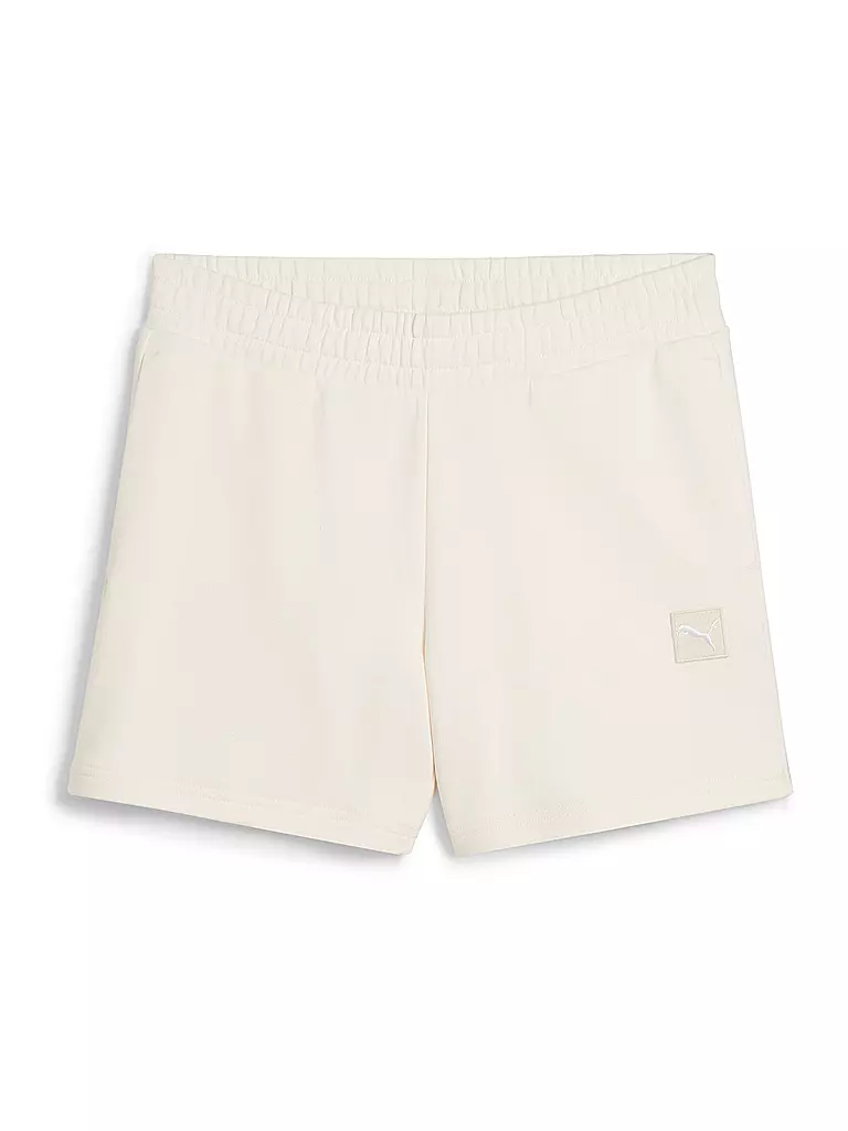 PUMA | Short de mujer Elevated de tiro medio de 5 pulgadas | Crema