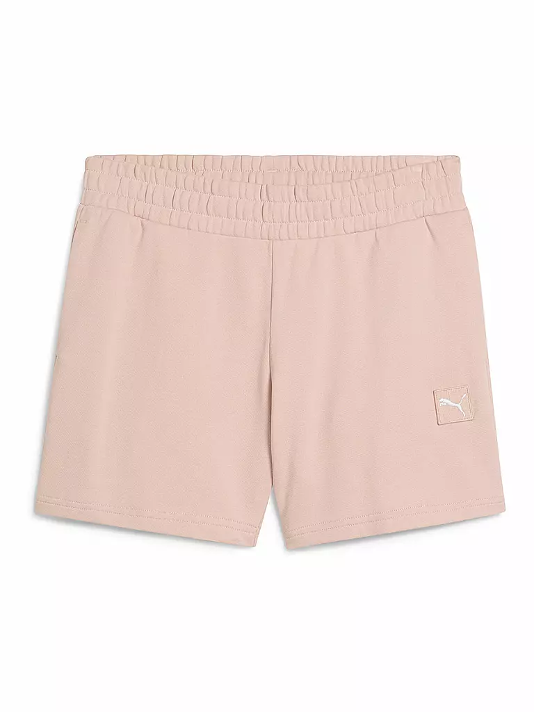 PUMA | Shorts de mujer Elevated de tiro medio de 5 pulgadas | Rosa