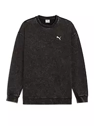 PUMA | Suéter de hombre ESS ELEVATED Relaxed Wash | Negro