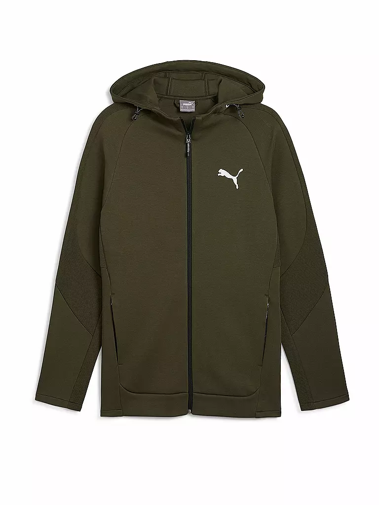 PUMA | Sudadera con capucha Evostripe para hombre | Oliva