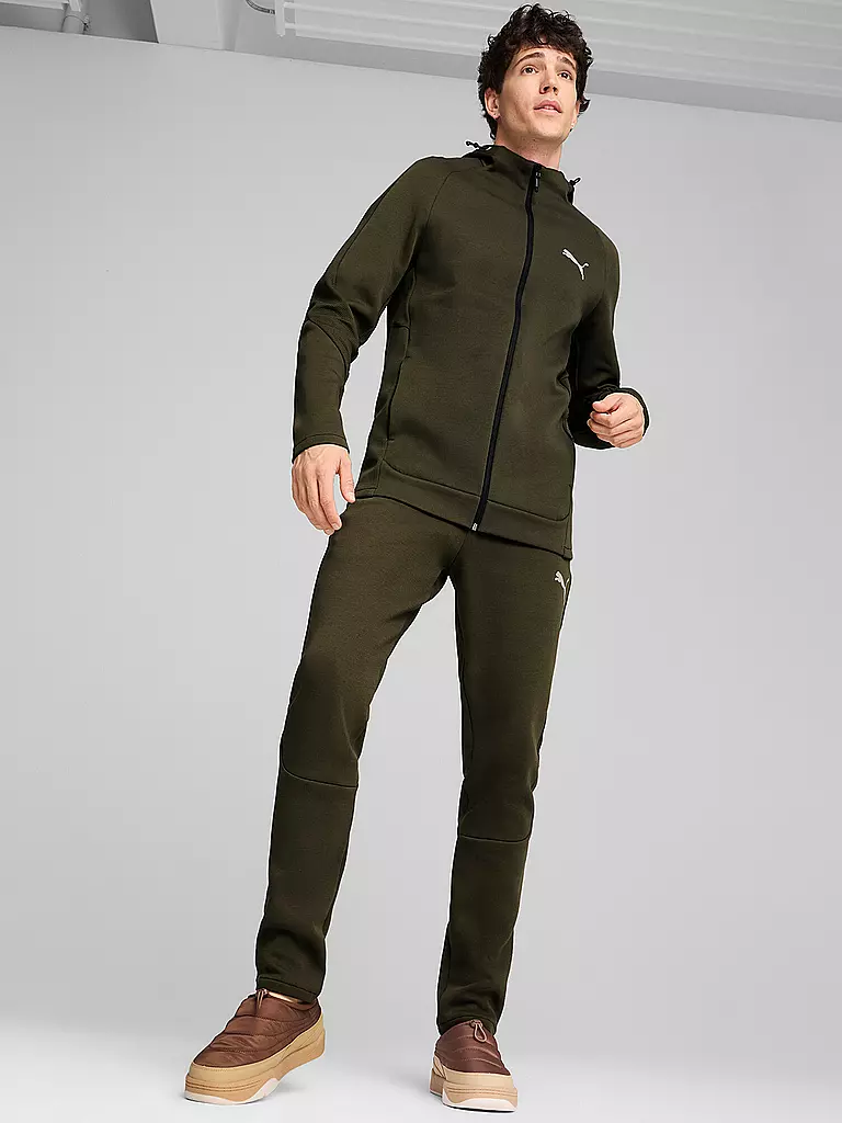 PUMA | Sudadera con capucha Evostripe para hombre | Oliva