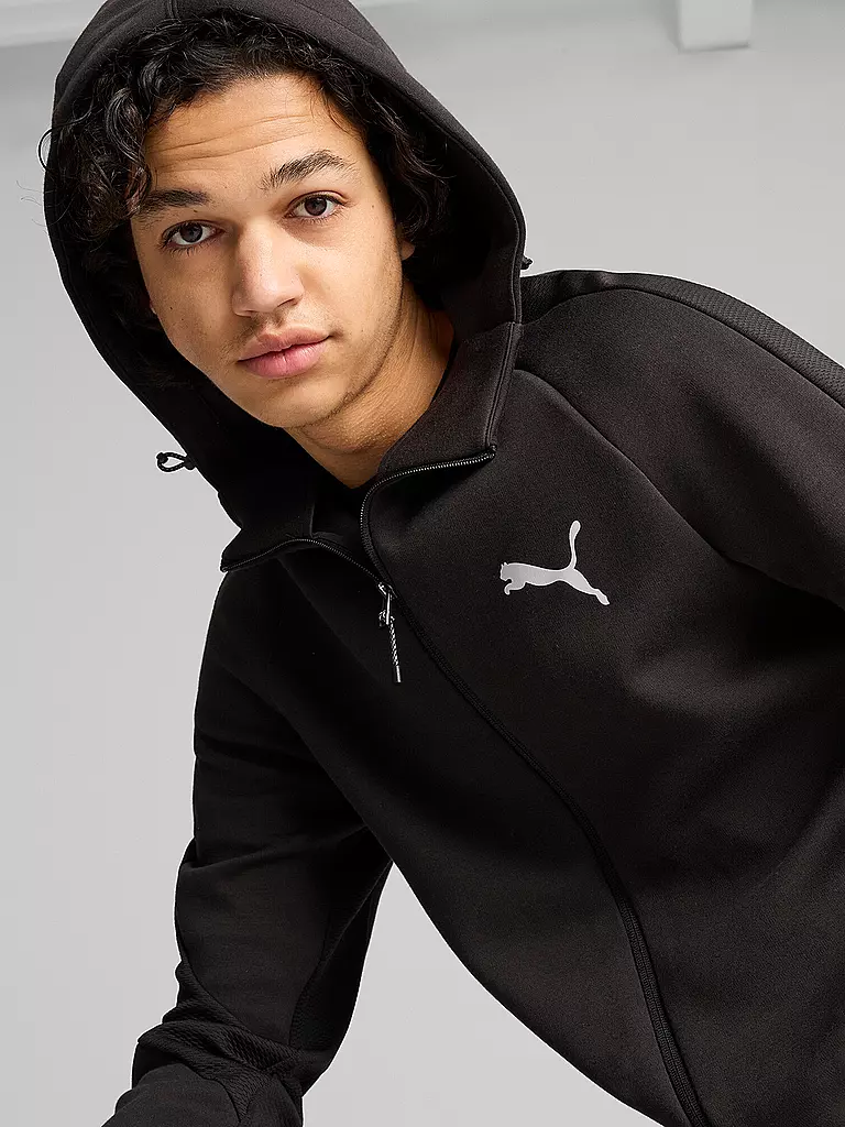 PUMA | Sudadera con capucha Evostripe para hombre | Negro