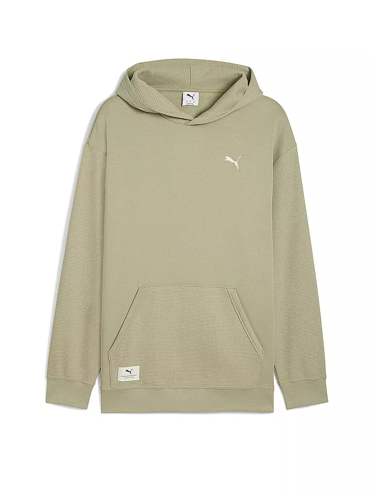 PUMA | Sudadera con capucha para hombre CLASS Relaxed Pinnacle | Verde claro