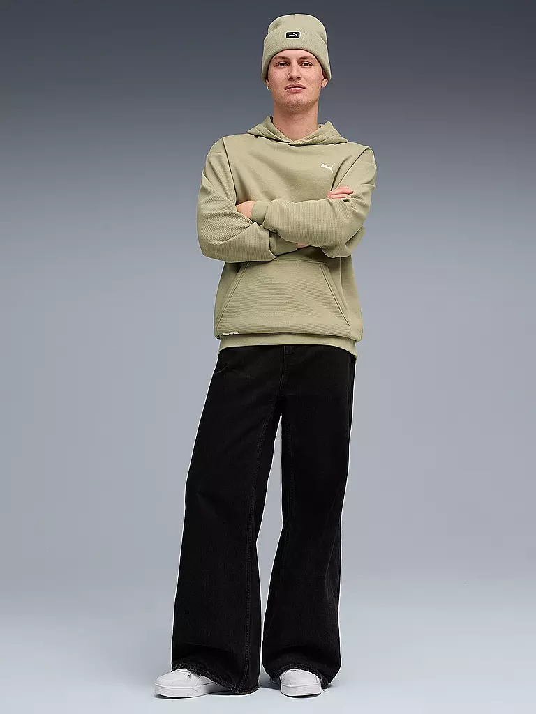 PUMA | Sudadera con capucha para hombre CLASS Relaxed Pinnacle | Verde claro