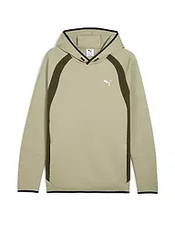 PUMA | Sudadera con capucha para hombre EVOSTRIPE | Verde claro