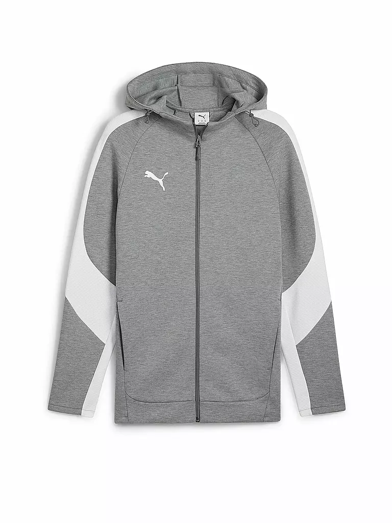 PUMA | Sudadera con capucha para hombre Teamevostripe | Gris