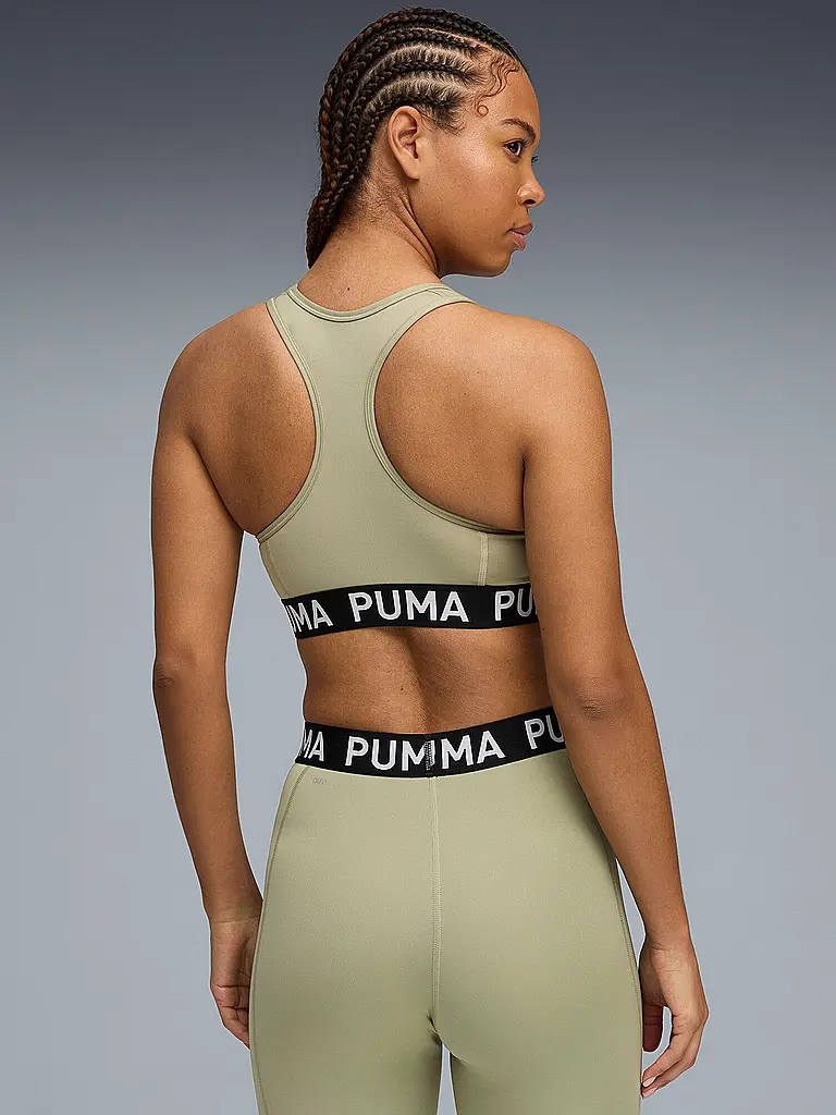 PUMA | Sujetador deportivo para mujer Keeps Elastic Logo Medium Support |