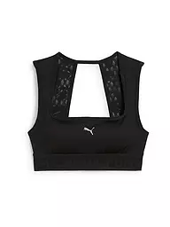 PUMA | Sujetador deportivo para mujer Move Lace de sujeción media | Negro