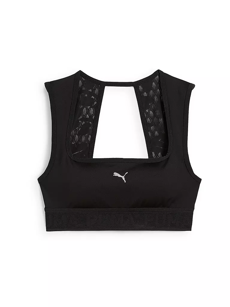 PUMA | Sujetador deportivo para mujer Move Lace de sujeción media | Negro
