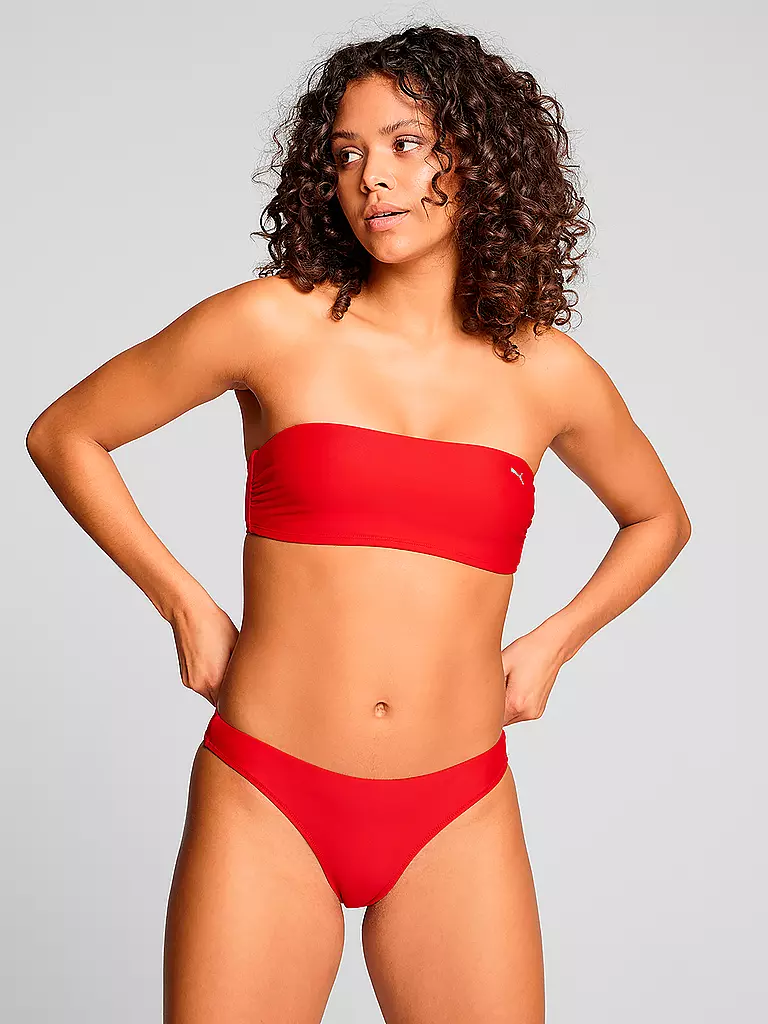 PUMA | Top de bikini bandeau para mujer |