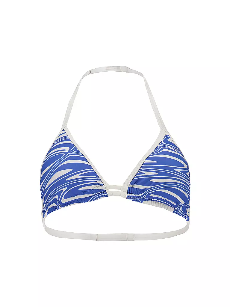 PUMA | Top de bikini para mujer Printed Triangle | Azul