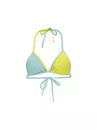 PUMA | Top de bikini triángulo para mujer | Amarillo