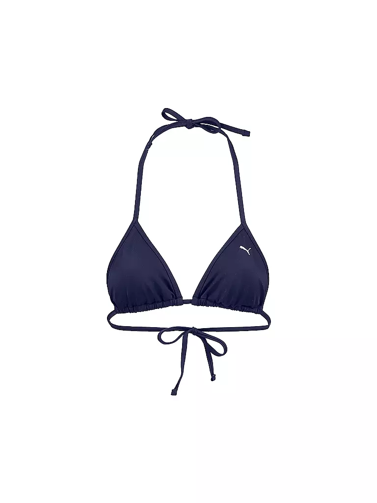 PUMA | Top de bikini triángulo para mujer | Azul oscuro