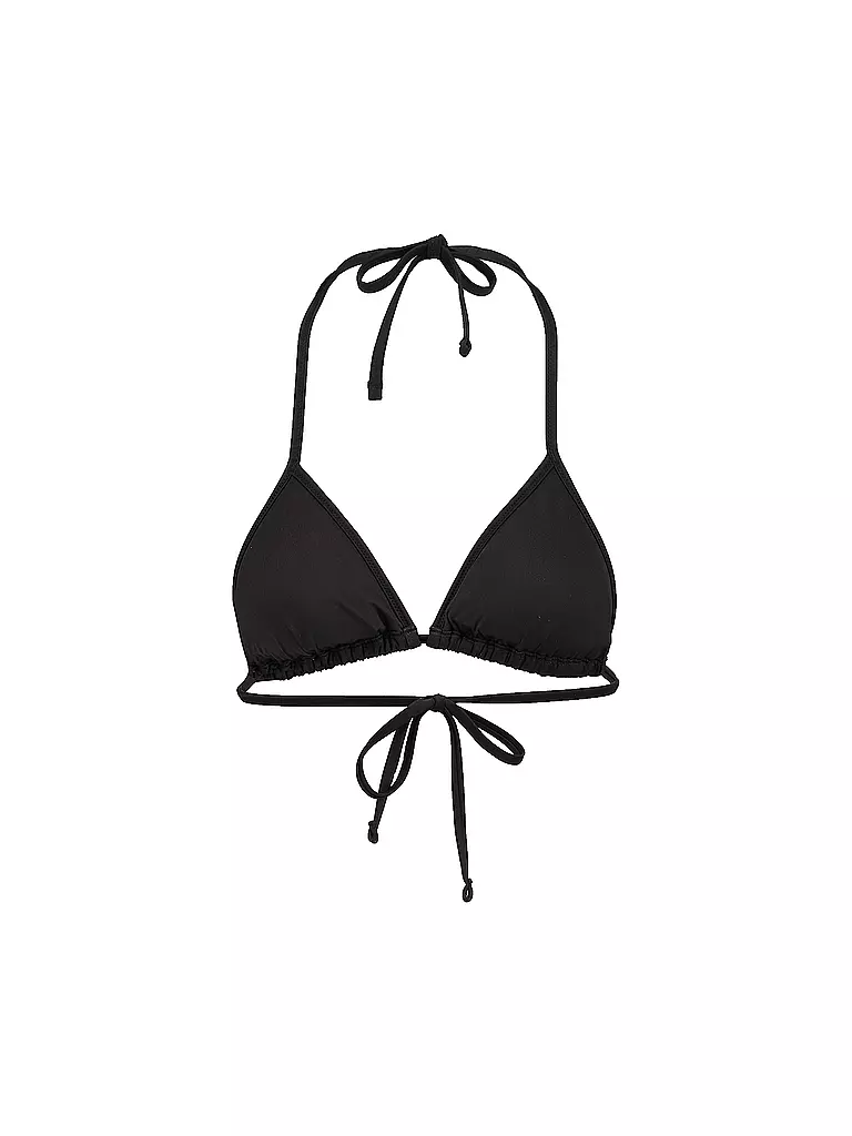 PUMA | Top de bikini triángulo para mujer | Negro