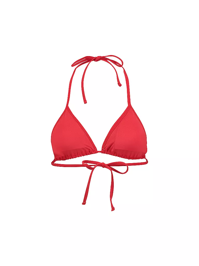 PUMA | Top de bikini triángulo para mujer | Rojo