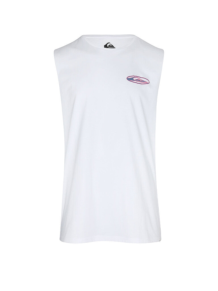 Camiseta de playa para hombre EV Quikglobe Muscle blanco XL