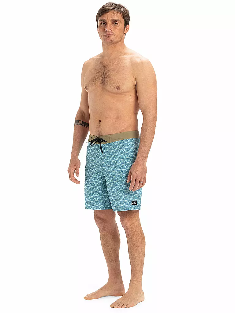 QUIKSILVER | Bañador de playa para hombre Surfsilk Straight Leg 18 | Azul claro