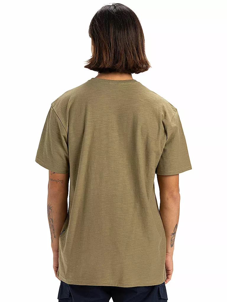 QUIKSILVER | Beachshirt Coastal Run para hombre | Oliva