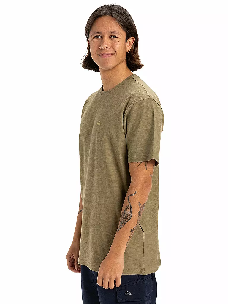 QUIKSILVER | Beachshirt Coastal Run para hombre | Oliva