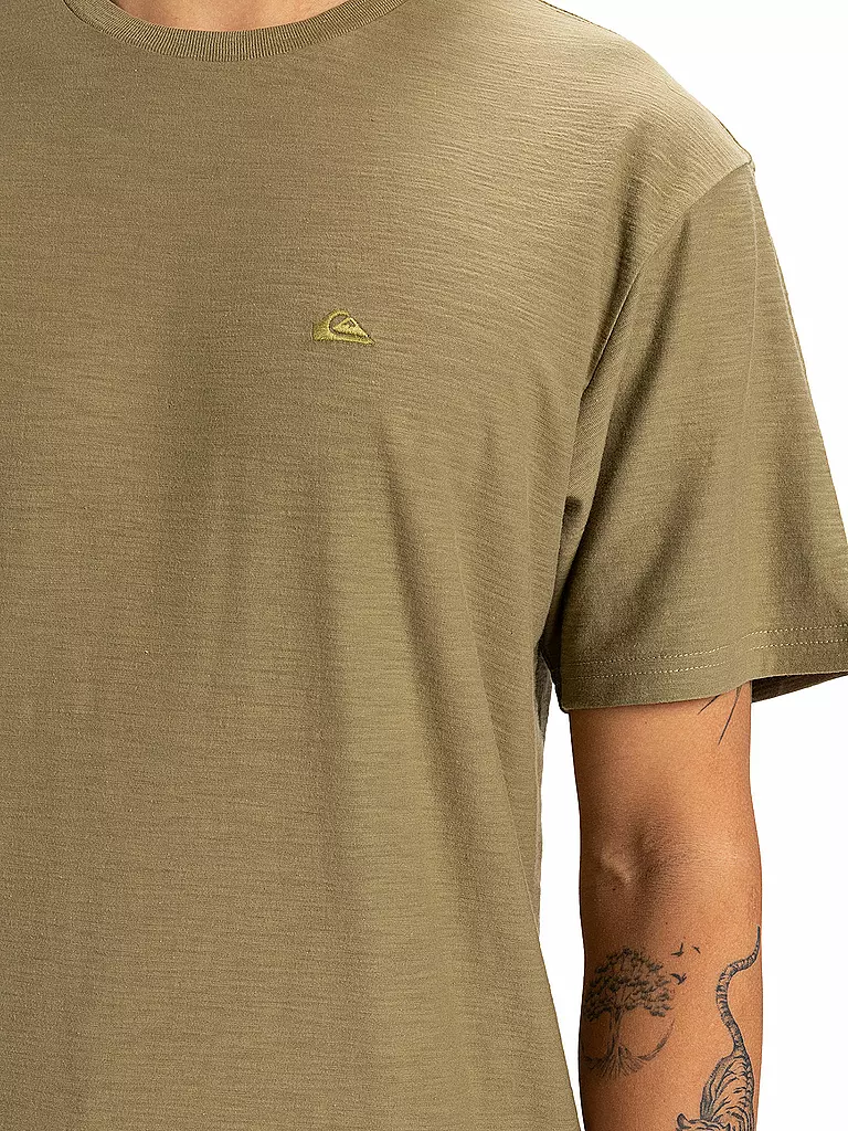 QUIKSILVER | Beachshirt Coastal Run para hombre | Oliva