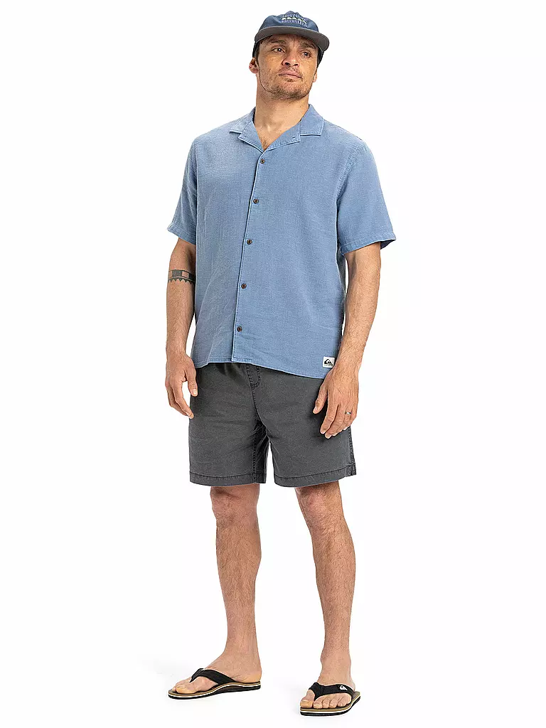 QUIKSILVER | Camisa de playa Sunrise para hombre | Azul claro