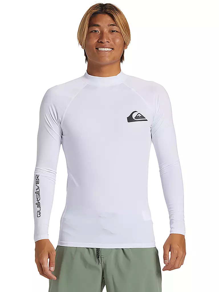 QUIKSILVER | Camiseta de licra para hombre Everyday | Blanco