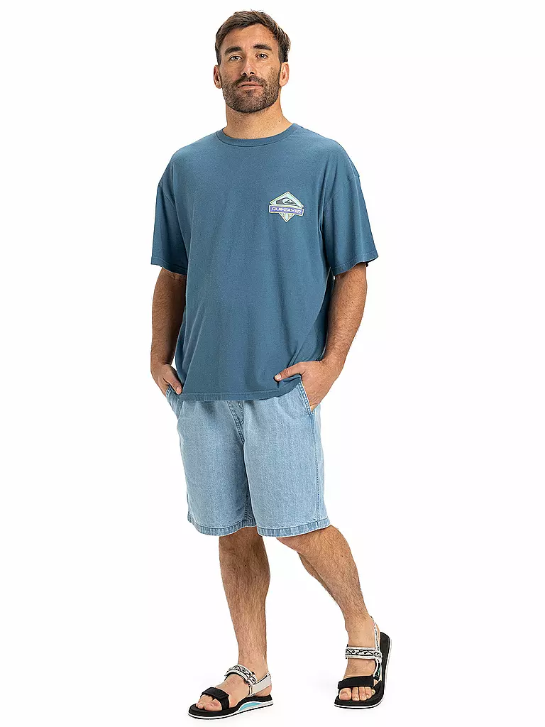 QUIKSILVER | Camiseta de playa Crystal Jet para hombre | Azul