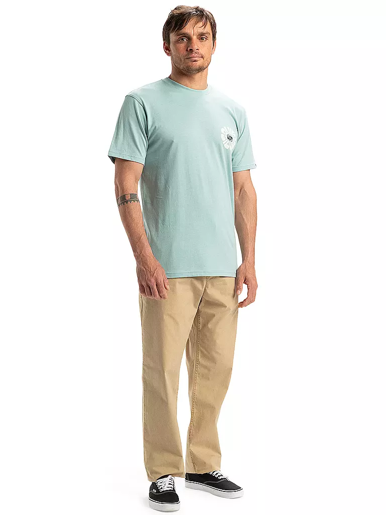 QUIKSILVER | Camiseta de playa para hombre Evo Roads End | Azul claro