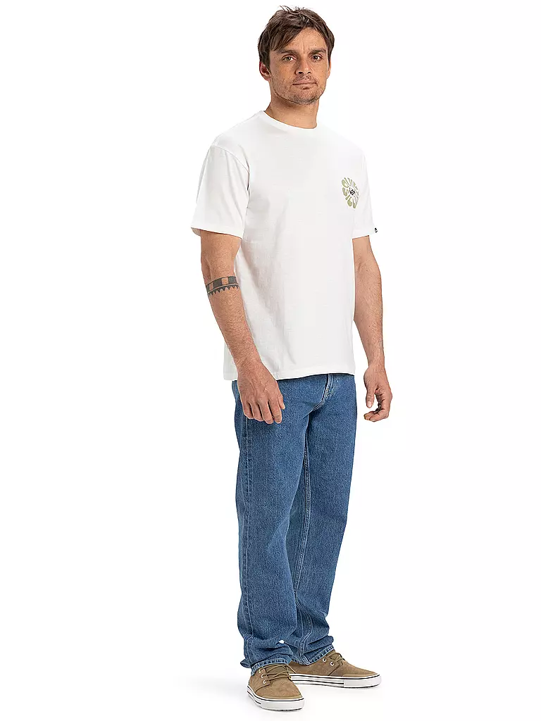 QUIKSILVER | Camiseta de playa para hombre Evo Roads End | Blanco