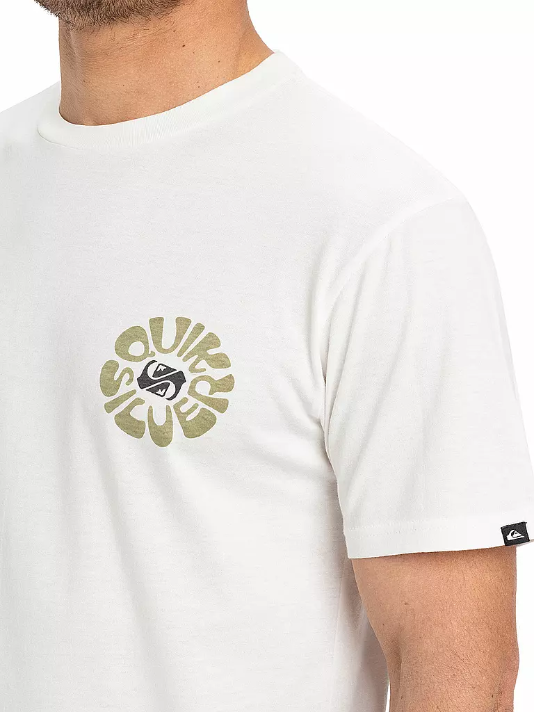 QUIKSILVER | Camiseta de playa para hombre Evo Roads End | Blanco