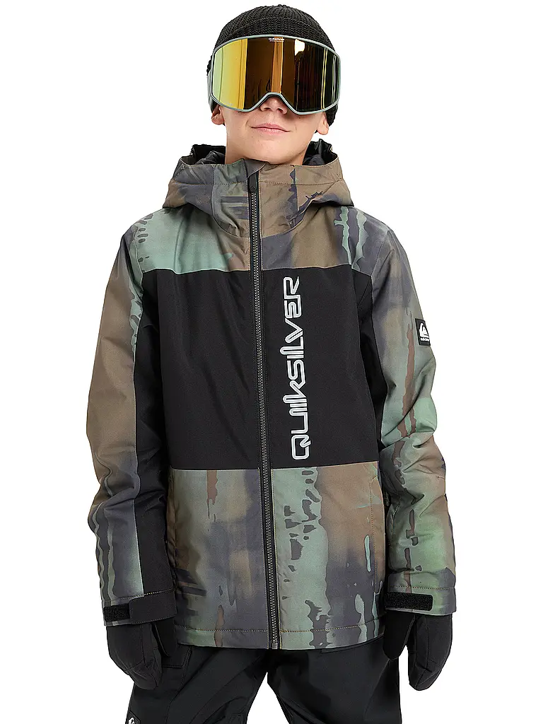 QUIKSILVER | Chaqueta de snowboard para niño Side Hit Block | Verde claro
