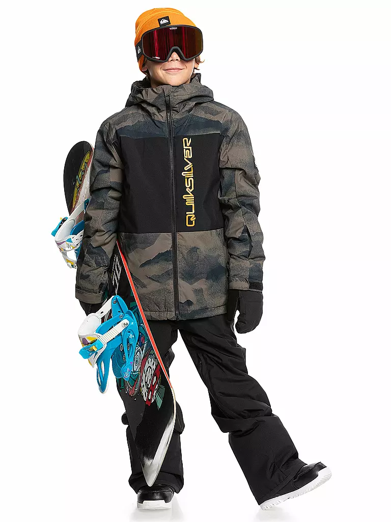 QUIKSILVER | Chaqueta de snowboard Side Hit para niño | Marrón