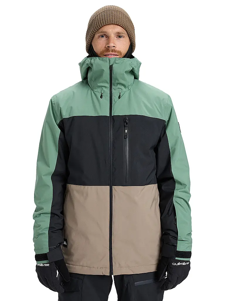 QUIKSILVER | Chaqueta de snowboard Sycamore Block 20K para hombre | Verde