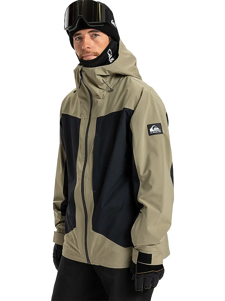 QUIKSILVER | Chaqueta de snowboard Ultralight Stretch 20K para hombre | Beige