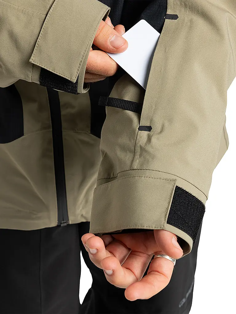 QUIKSILVER | Chaqueta de snowboard Ultralight Stretch 20K para hombre | Beige