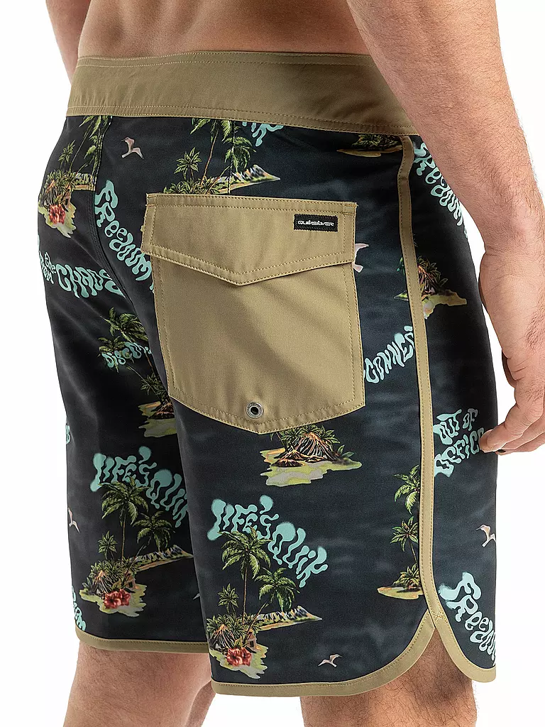 QUIKSILVER | Pantalón corto de playa para hombre Surfsilk Scallop 18" |