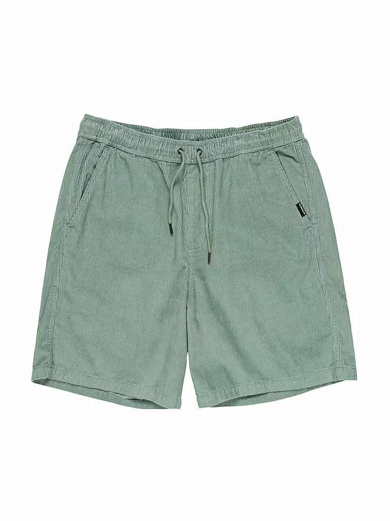 QUIKSILVER | Pantalón corto de playa para hombre Taxer Cord Bermuda 18" | Verde claro