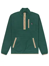 QUIKSILVER | Zipshirt de capa base para hombre No Destination Hs | Verde oscuro