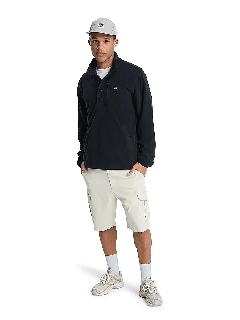 QUIKSILVER | Zipshirt de capa base para hombre No Destination Hs | Negro